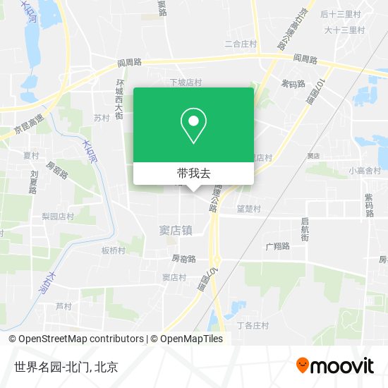 世界名园-北门地图