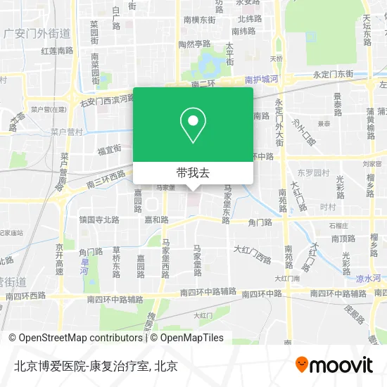 北京博爱医院-康复治疗室地图