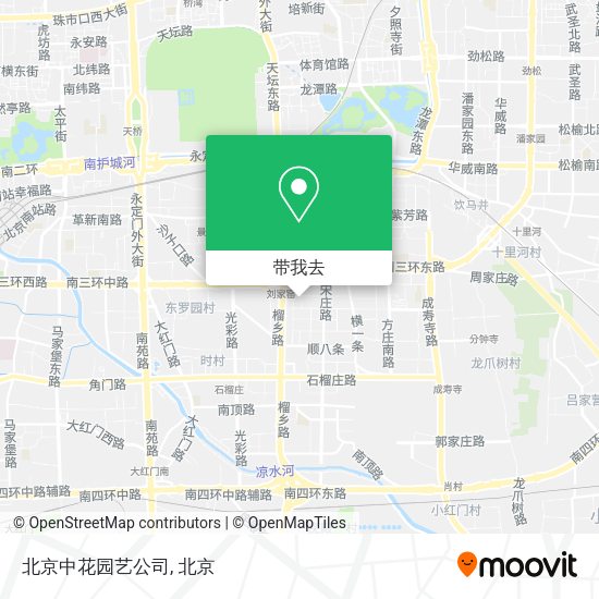 北京中花园艺公司地图