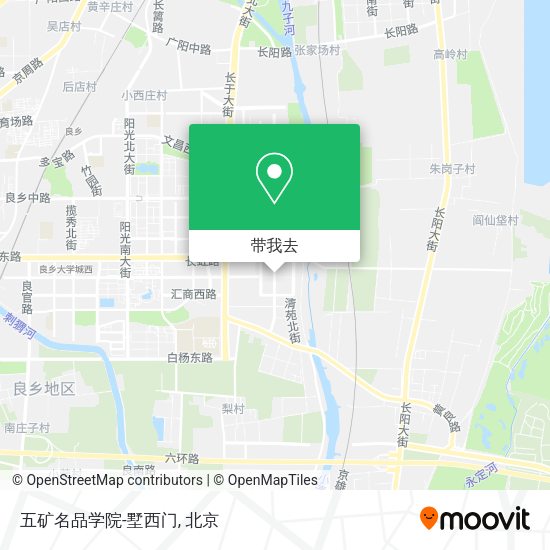五矿名品学院-墅西门地图