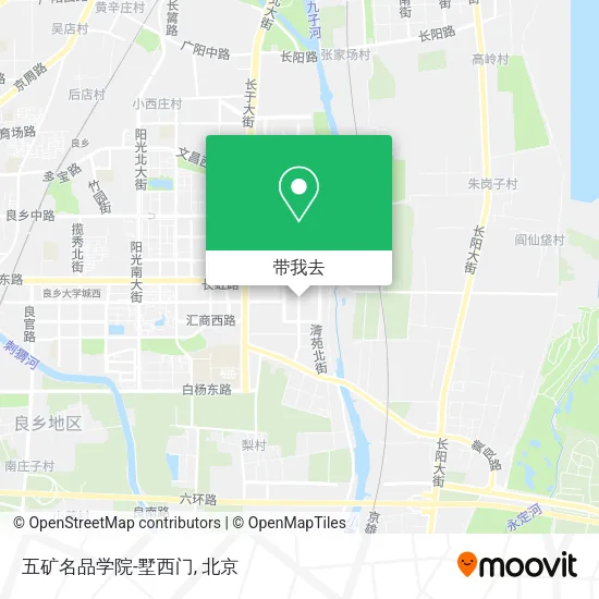 五矿名品学院-墅西门地图