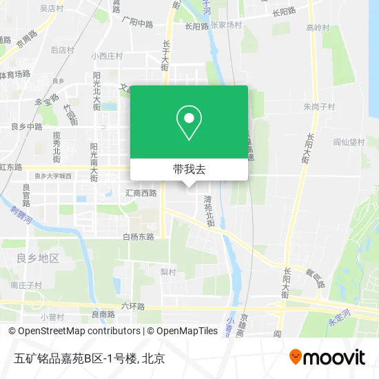 五矿铭品嘉苑B区-1号楼地图