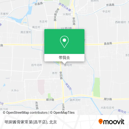 明厨酱骨家常菜(昌平店)地图