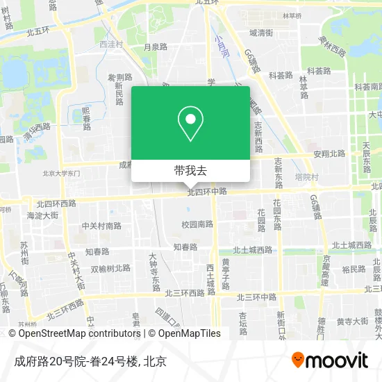 成府路20号院-眷24号楼地图