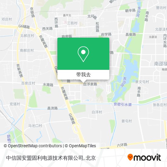 中信国安盟固利电源技术有限公司地图