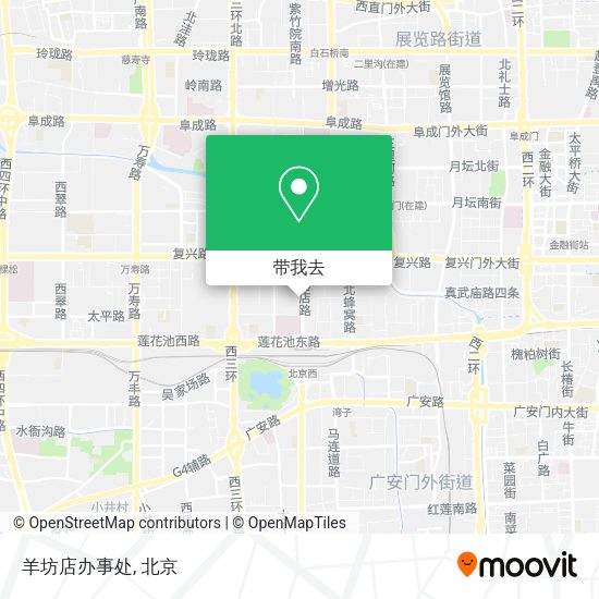 羊坊店办事处地图