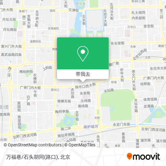 万福巷/石头胡同(路口)地图