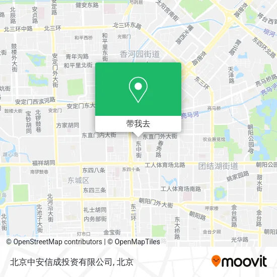 北京中安信成投资有限公司地图