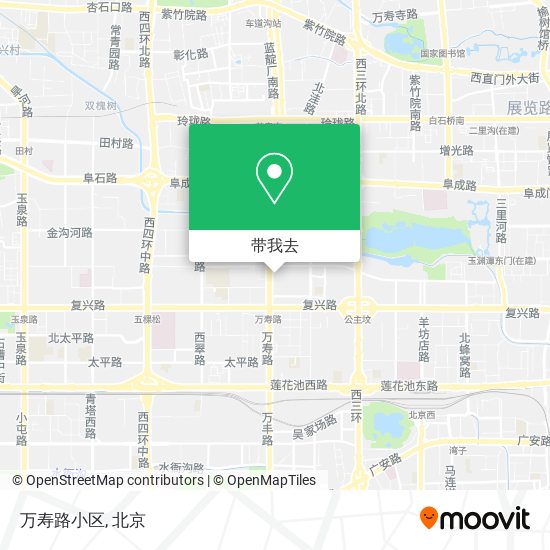 万寿路小区地图