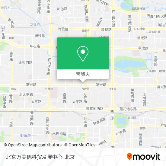 北京万美德科贸发展中心地图