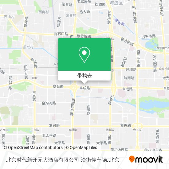北京时代新开元大酒店有限公司-沿街停车场地图