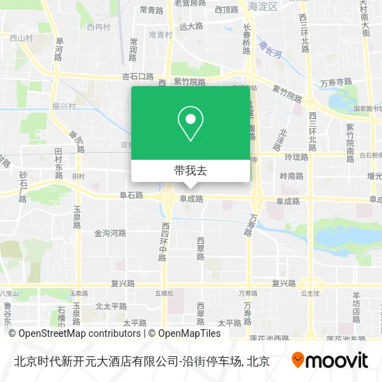 北京时代新开元大酒店有限公司-沿街停车场地图