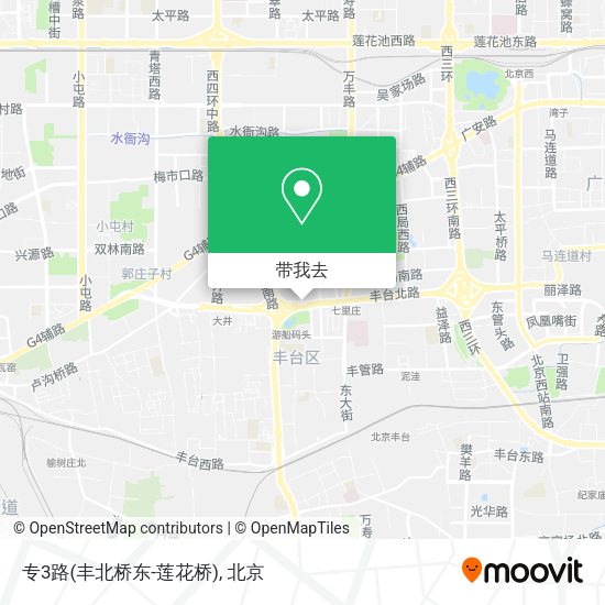 专3路(丰北桥东-莲花桥)地图