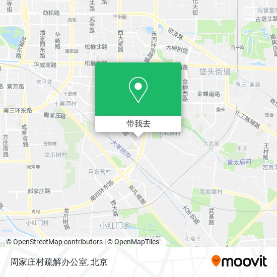 周家庄村疏解办公室地图