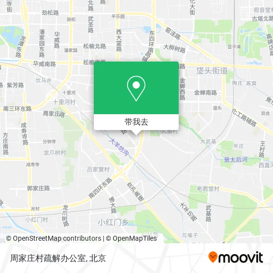 周家庄村疏解办公室地图