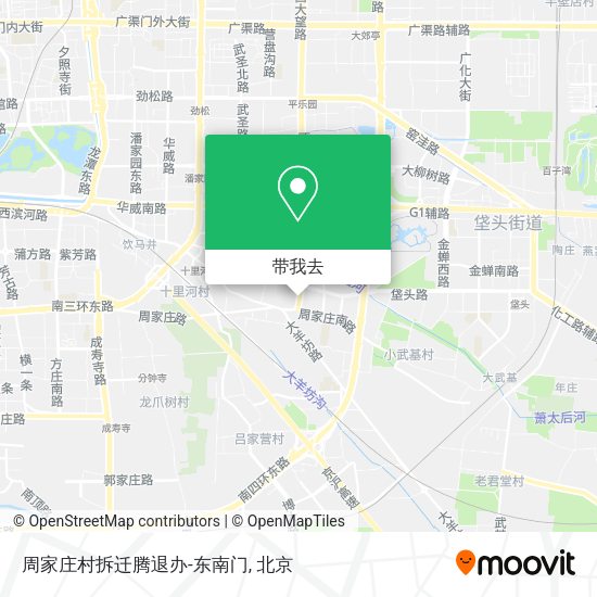 周家庄村拆迁腾退办-东南门地图