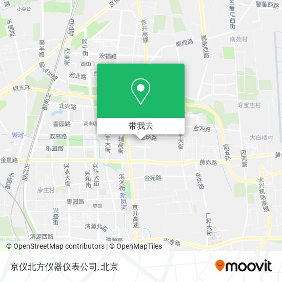 京仪北方仪器仪表公司地图