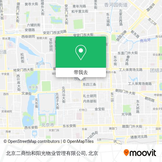 北京二商怡和阳光物业管理有限公司地图