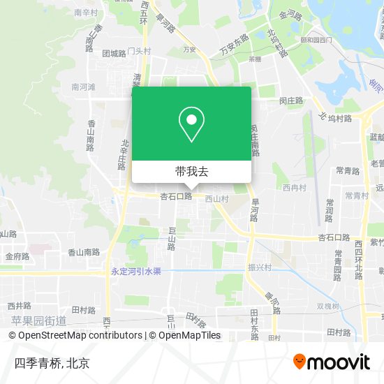四季青桥地图