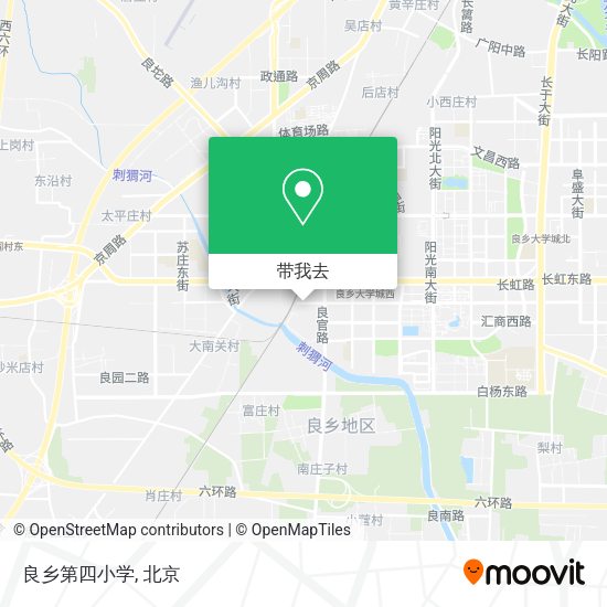 良乡第四小学地图