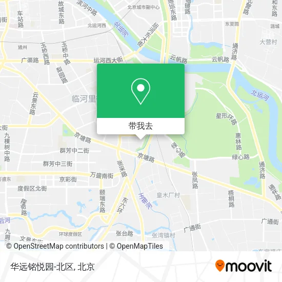 华远铭悦园-北区地图