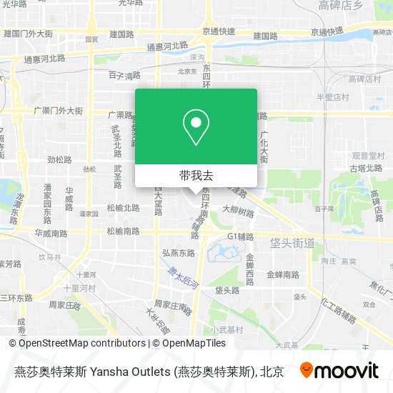 燕莎奥特莱斯 Yansha Outlets地图