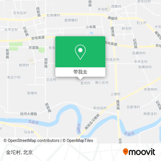金坨村地图