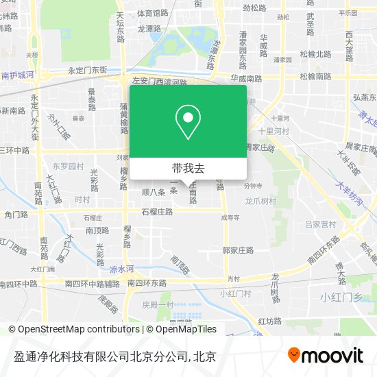 盈通净化科技有限公司北京分公司地图