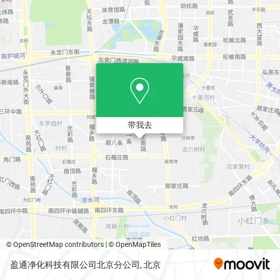盈通净化科技有限公司北京分公司地图
