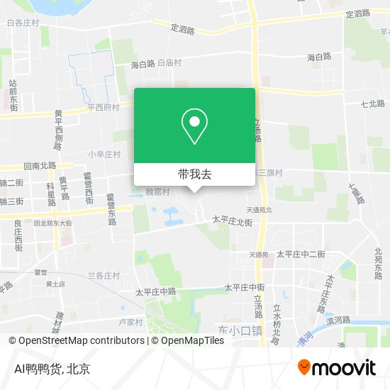AI鸭鸭货地图
