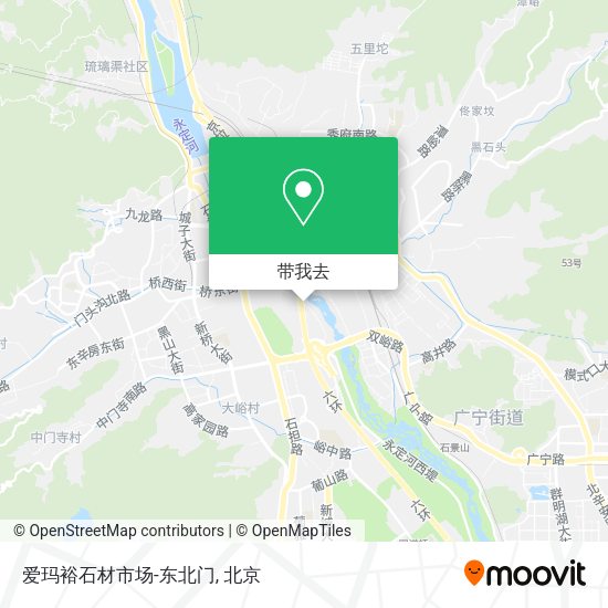 爱玛裕石材市场-东北门地图