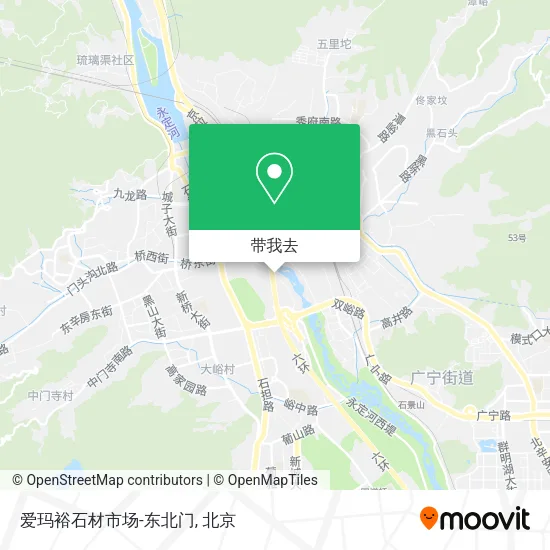 爱玛裕石材市场-东北门地图