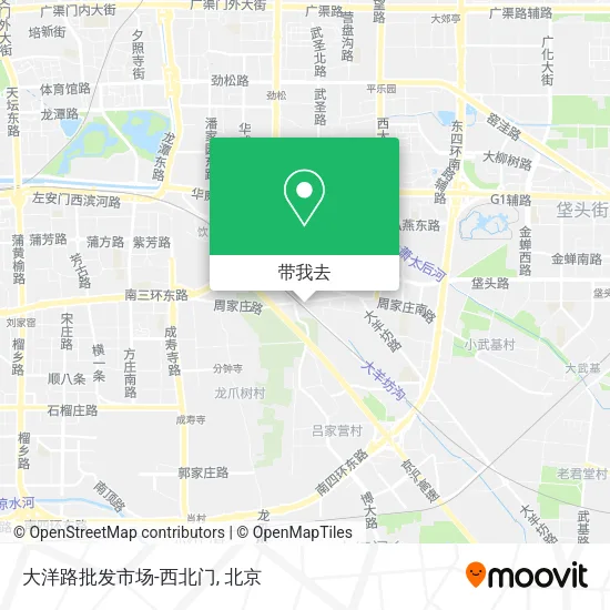 大洋路批发市场-西北门地图