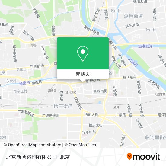 北京新智咨询有限公司地图