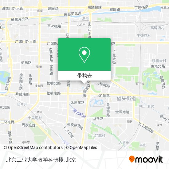 北京工业大学教学科研楼地图