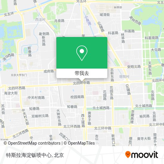 特斯拉海淀钣喷中心地图