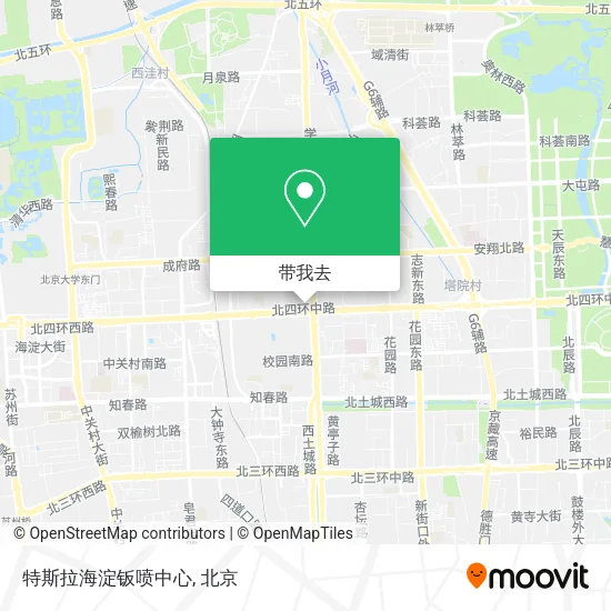特斯拉海淀钣喷中心地图