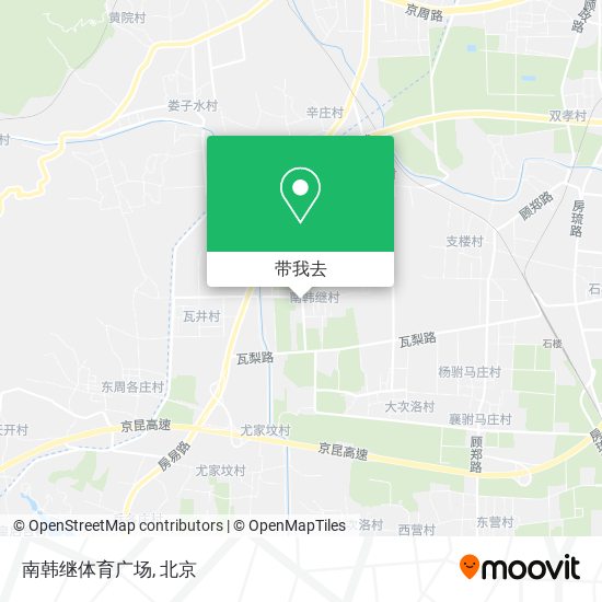 南韩继体育广场地图