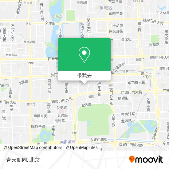 青云胡同地图