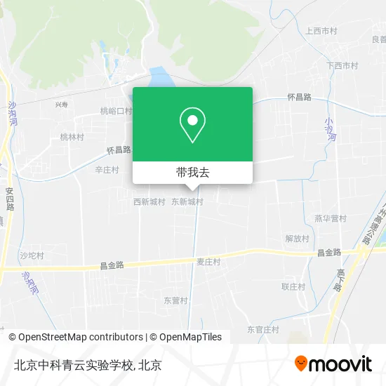 北京中科青云实验学校地图