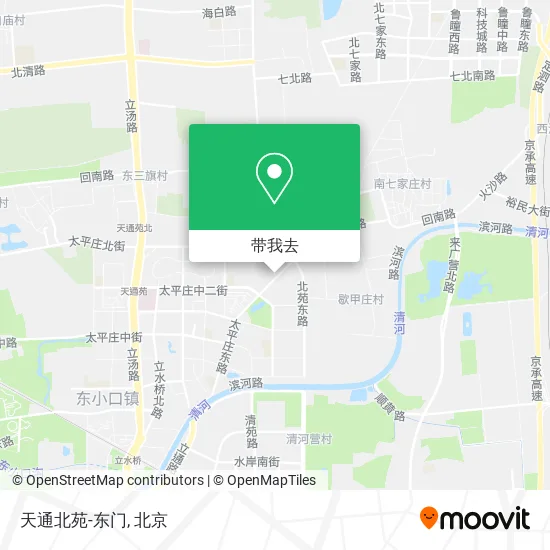 天通北苑-东门地图