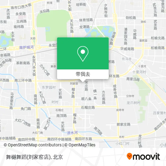 舞樾舞蹈(刘家窑店)地图