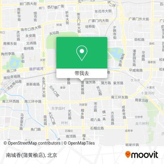 南城香(蒲黄榆店)地图