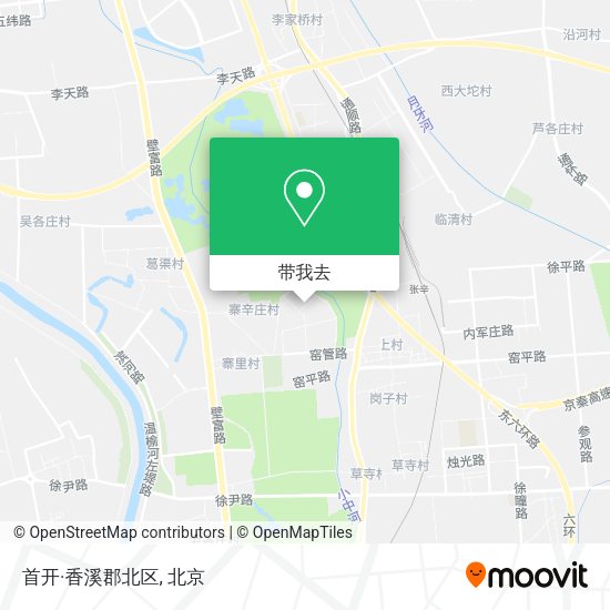 首开·香溪郡北区地图