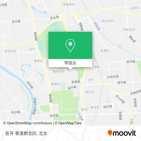 首开·香溪郡北区地图