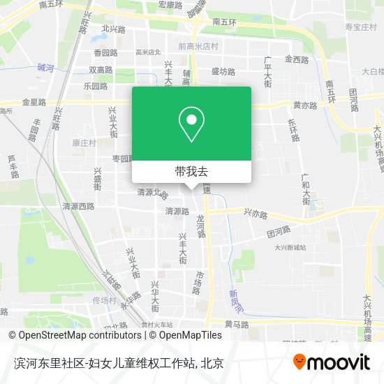 滨河东里社区-妇女儿童维权工作站地图
