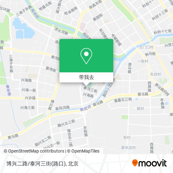 博兴二路/泰河三街(路口)地图