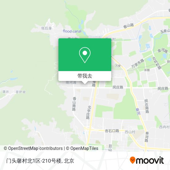 门头馨村北1区-210号楼地图