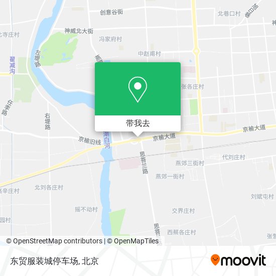东贸服装城停车场地图