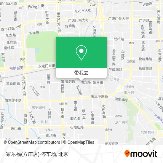 家乐福(方庄店)-停车场地图